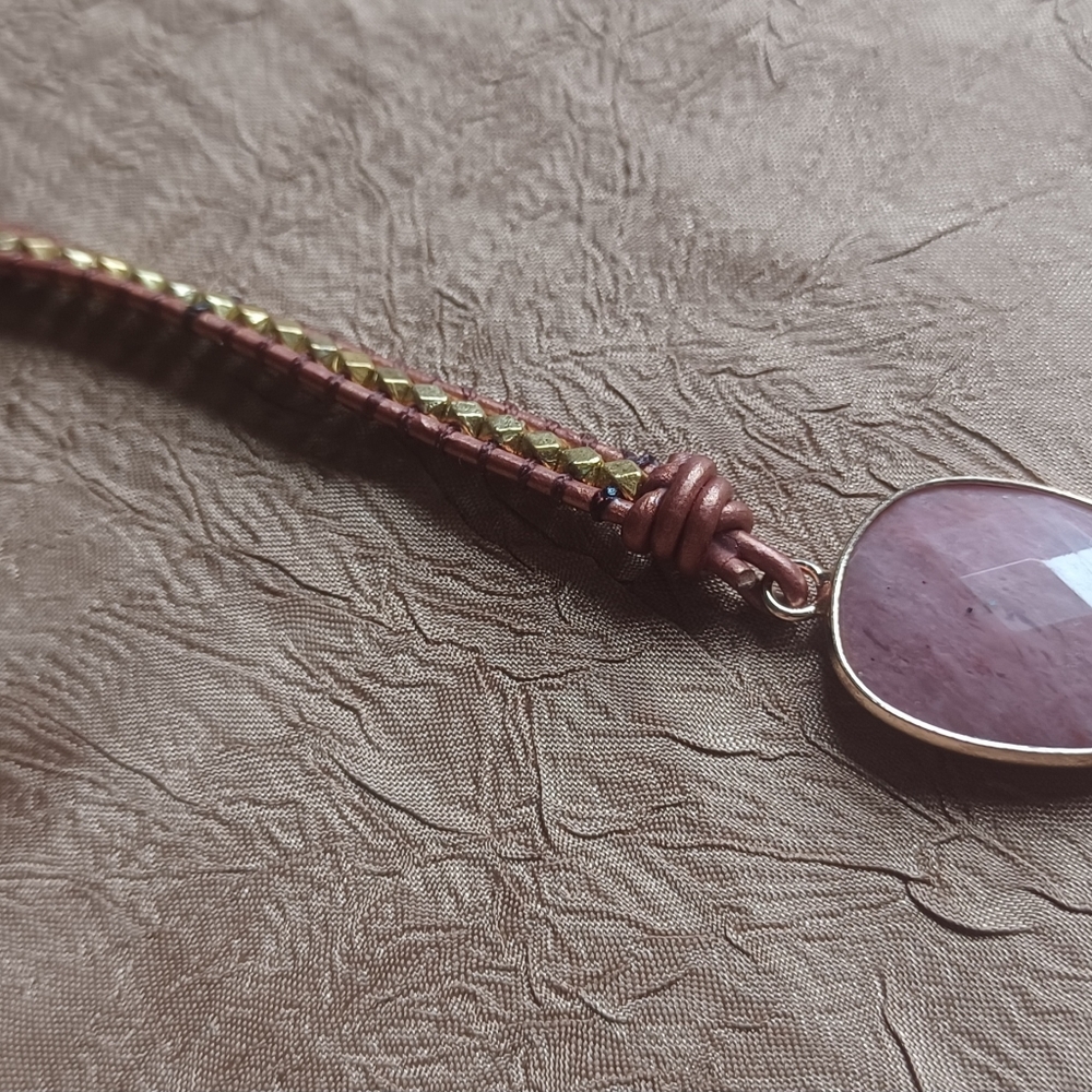 Colorful Gemstone Wrap bracelet - Picture 2 of 5